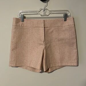 Kenar blush color leaf print woman’s shorts size 8